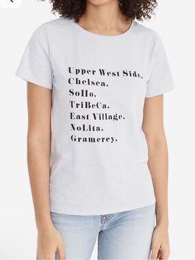 NWT "NYC NEIGHBORHOODS" T-SHIRT - size XL